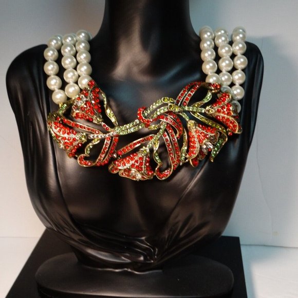 HEIDI DAUS "Heavenly bloom" Necklace | 3 Beaded Strands | NWOT - Picture 4 of 8